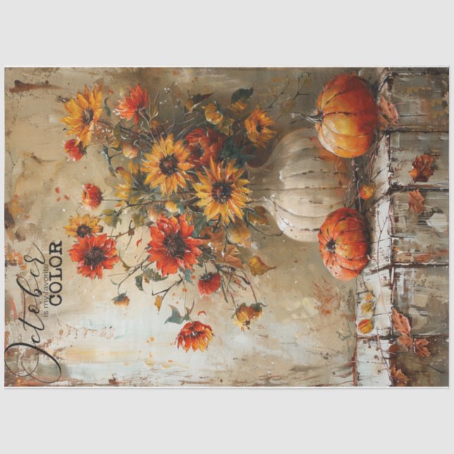 October Tissue Paper (Front)