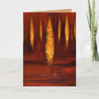 october trees card