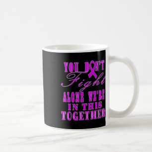October We Wear Pink Awareness Of Breast Cancer Pu Coffee Mug