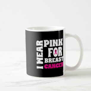 October We Wear Pink Breast Cancer Awareness Women Coffee Mug