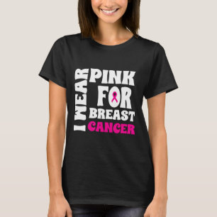 October We Wear Pink Breast Cancer Awareness Women T-Shirt