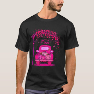 October We Wear Pink Pumpkin Truck Breast Cancer A T-Shirt
