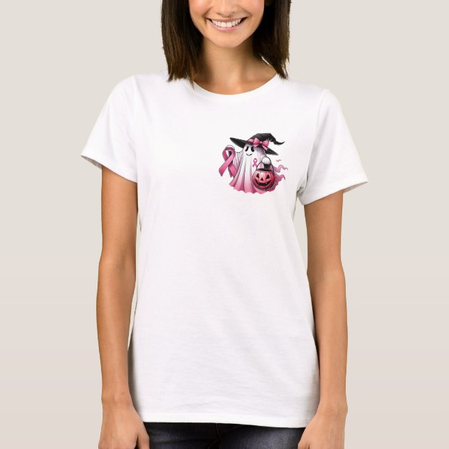 October We Wear Pink Woman's T-shirt (Front)