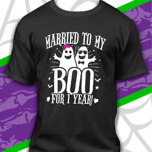 October Wedding Anniversary Funny 1st Anniversary T-Shirt