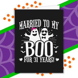 October Wedding Anniversary Funny 31st Anniversary Card