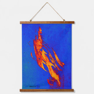 October Wind Colourful Tapestry deep blue and gold