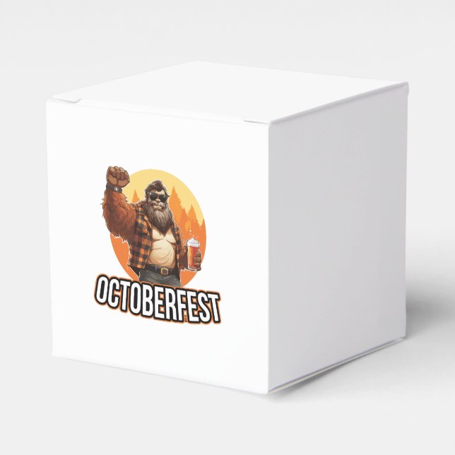Octoberfest Bigfoot  Favor Box (Front Side)