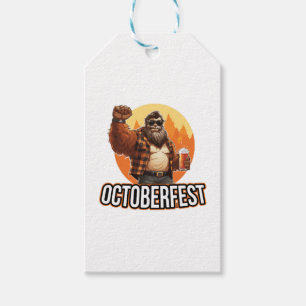 Octoberfest Bigfoot Gift Tags
