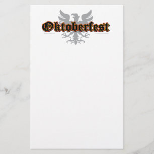 Octoberfest Bird Crest Stationery