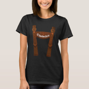 Octoberfest German Lederhosen Cute Costume Babaria T-Shirt