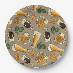 Octoberfest Paper Plate