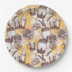 Octoberfest Paper Plate