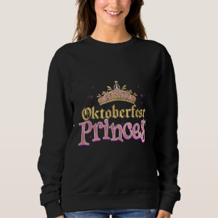 Octoberfest Princess Leopard Rainbow October Cute  Sweatshirt