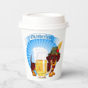 Octoberfest Wiener Paper Cups