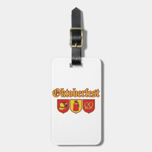 Octoberfestt-Shields-Icons2 Luggage Tag