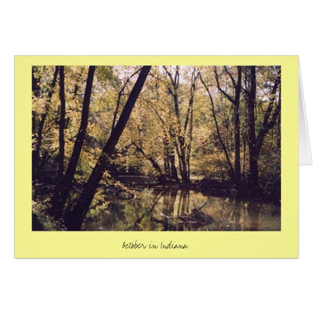 Octobre à Indiana (Devant horizontal)