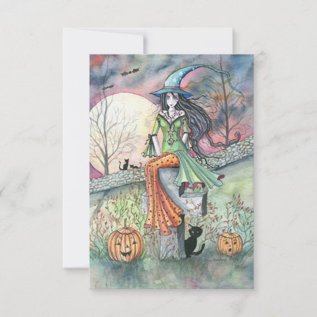 Octobre Chill Halloween Carte postale (Devant)