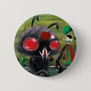 Octobunny 2 Inch Round Button