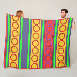 Octogon Repeat Fleece Blanket