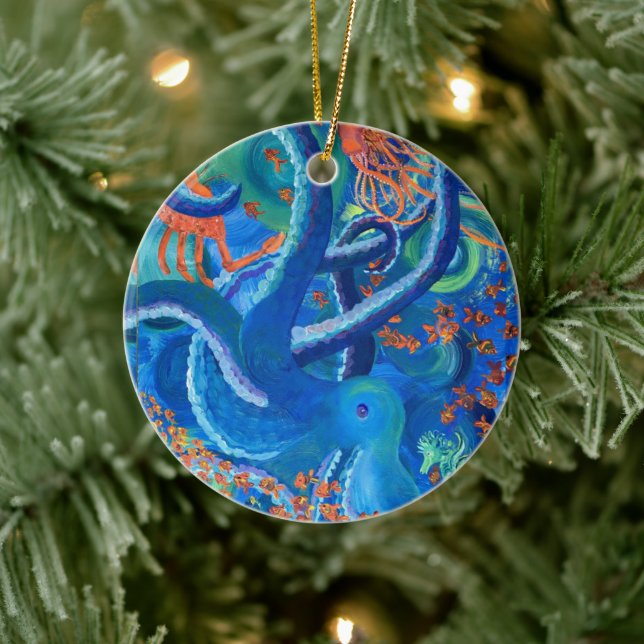 Octopacifica Holiday Ornament (Tree)