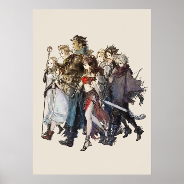 Octopath Traveller®  Travelers Poster (Front)