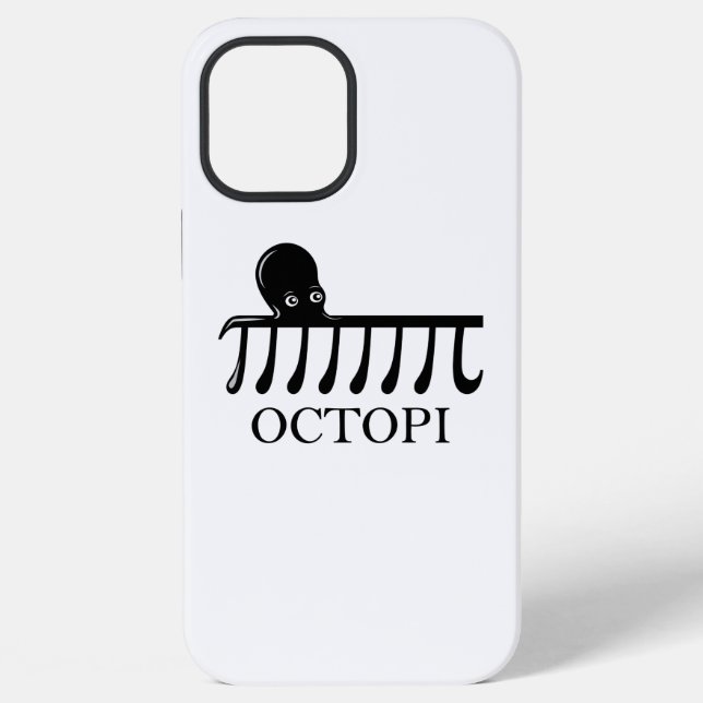 Octopi - Funny Pi Octopus Math iPhone Case (Back)