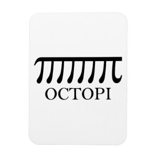 Octopi - Funny Pi Octopus Math Magnet