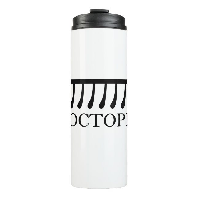 Octopi - Funny Pi Octopus Math Thermal Tumbler (Front)