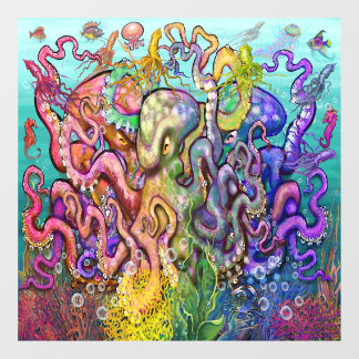 Octopi Window Cling