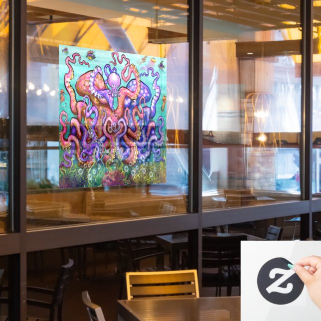 Octopi Window Cling (Restaurant Window)