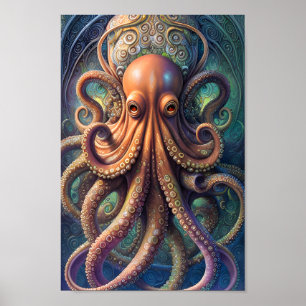 Octopus - 02 - Fantasy Art Poster