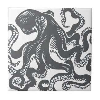 Octopus 1 black tile