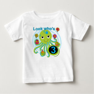 Octopus 3e anniversaire T-shirts et cadeaux