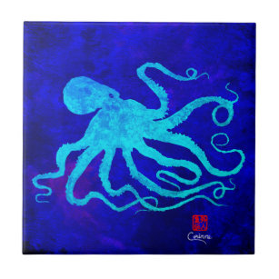 Octopus 6 L - Small Ceramic Tile