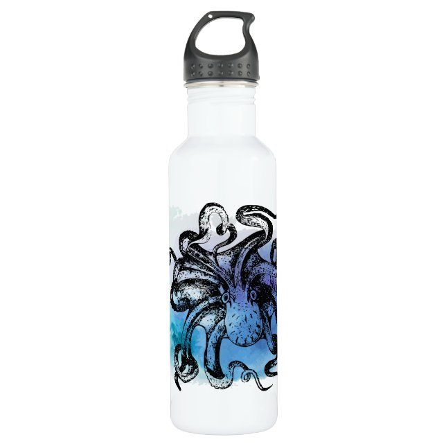 Octopus  710 ml water bottle (Front)