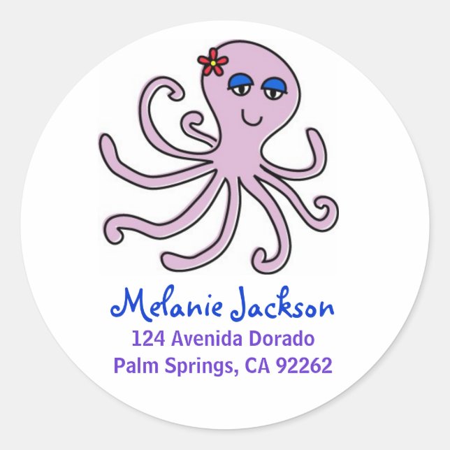 Octopus Address Labels (Front)