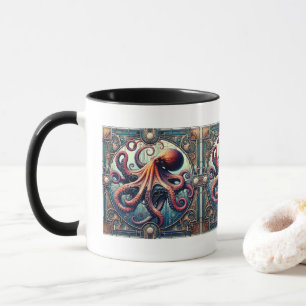 Octopus Art Deco Mug