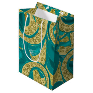 Octopus Art - Migned Drawing Medium Gift Bag