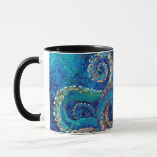 Octopus art mug