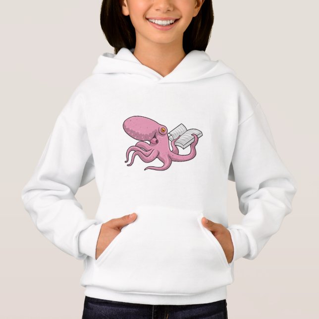 Octopus as Nerd witth Book (Front)