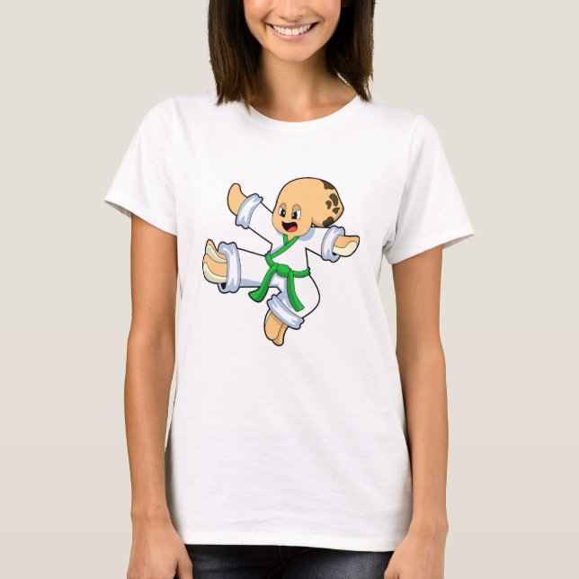 Octopus at Martial arts Karate T-Shirt (Front)
