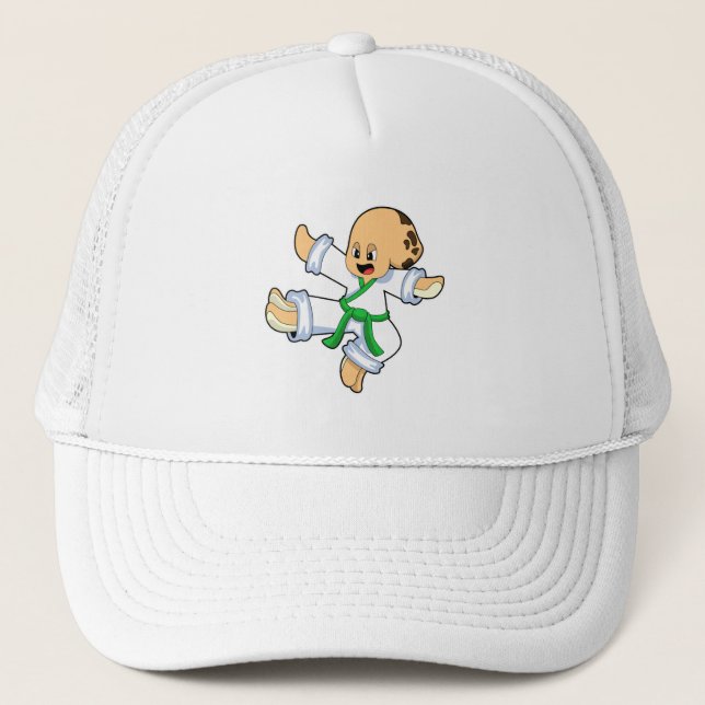 Octopus at Martial arts Karate Trucker Hat (Front)