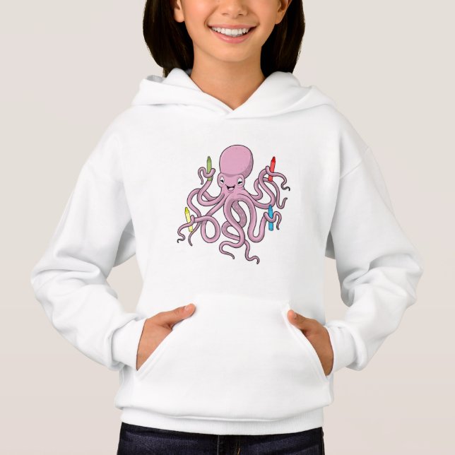 Octopus avec Crayon (Devant)
