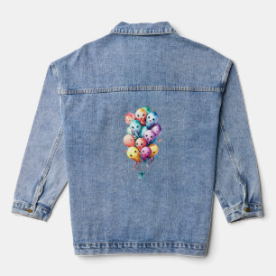Octopus Balloons  Denim Jacket