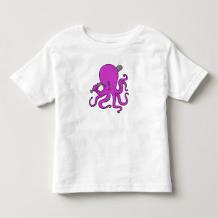 Octopus Baseball Baseball bat Toddler T-shirt