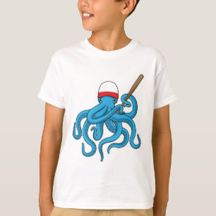 Octopus Baseball bat Baseball T-Shirt