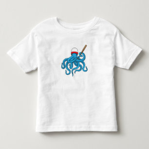 Octopus Baseball bat Baseball Toddler T-shirt
