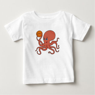Octopus Basketball player Basketball Baby T-Shirt