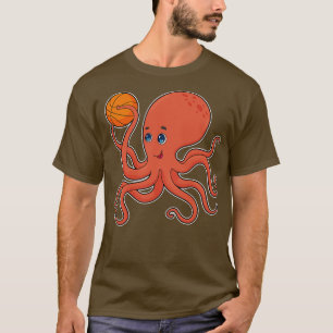 Octopus Basketball player Basketball T-Shirt