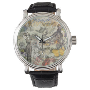 Octopus Beach Antique Coastal Steampunk Watch